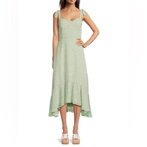 ​Floral Tie-Strap High-Low Dress